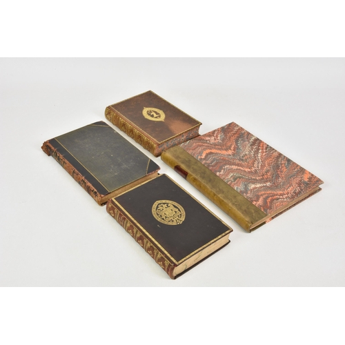 1697 - Half calf leather bound Gazette de lIle de Jersey, published 5th August 1786  6th August 1787; t... 