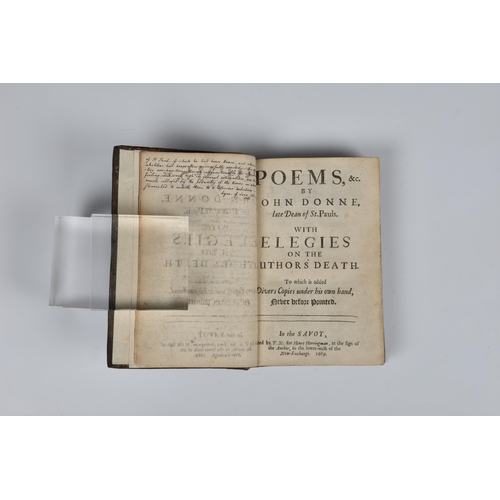 1717 - Donne (John), Poems, &c... with Elegies on the Author's Death, 5th edition, pub. London: T[homas] N[... 