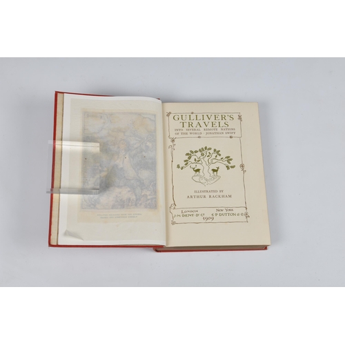 1732 - Rackham (Arthur, illust.), Gulliver's Travel, Swift (Jonathan), London: J. M. Dent & Co., 1909, gilt... 