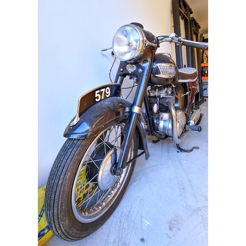 1772 - A 1962 Triumph 500 Speed Twin 5TA motorcycle with Guernsey three digit number plate '579', first reg... 