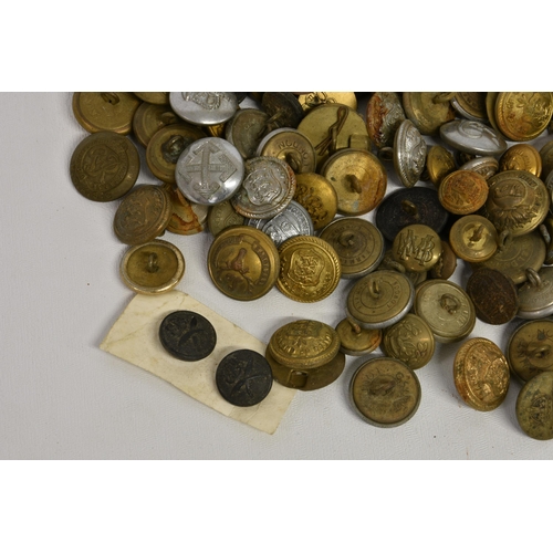 1785 - A large collection of various Military and other uniform buttons, to include States of Guernsey; Jer... 