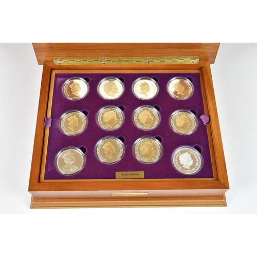 1843 - Numismatics interest - Royal Mint Queen Elizabeth II Golden Jubilee Collection of twenty four commem... 