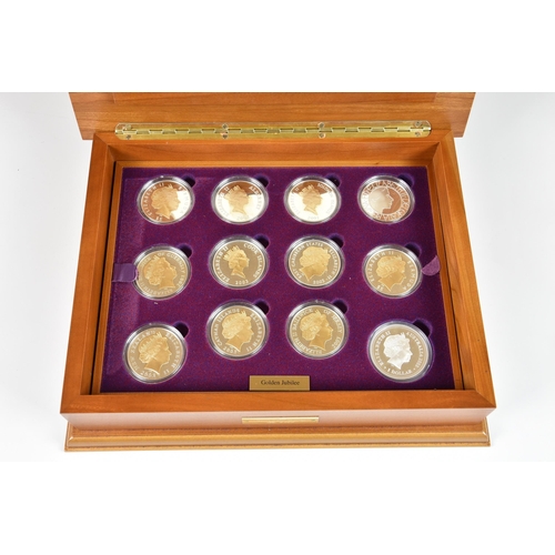 1843 - Numismatics interest - Royal Mint Queen Elizabeth II Golden Jubilee Collection of twenty four commem... 