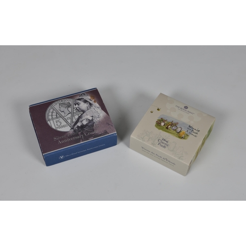 1881 - A Royal Mint 2001 silver proof £5 coin 'Victorian Anniversary Crown', together with a Royal Mint Win... 