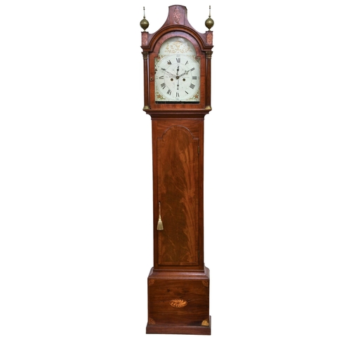 1947 - An 18th century Channel Island longcase clock by Thomas Andre Naftel, Guernsey, 86in. (218cm.) high.... 