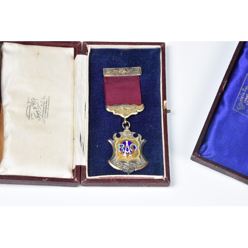 1978 - Four cased silver gilt and enamel RAOB jewels, to Brother P. B. De Carteret of Loyalty Lodge No. 302... 