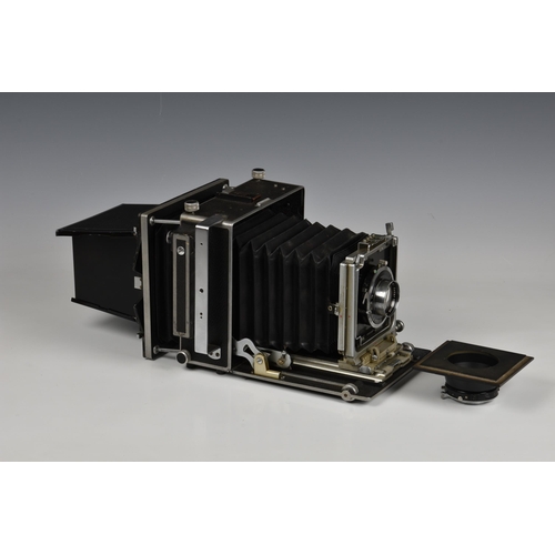 2084 - A MPP Mk VII 5x4 Micro Technical Camera, fitted Schneider-Kreuznach f5.6/150mm lens, black serial nu... 