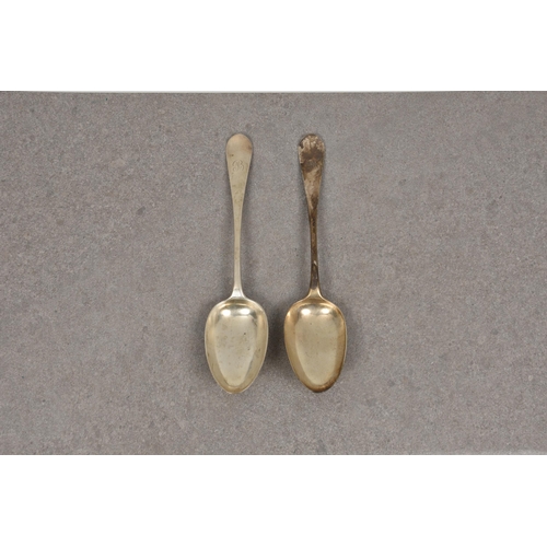 247 - A pair of Scottish Victorian silver Hanoverian pattern table spoons, William Coghill, Glasgow, 1886,... 