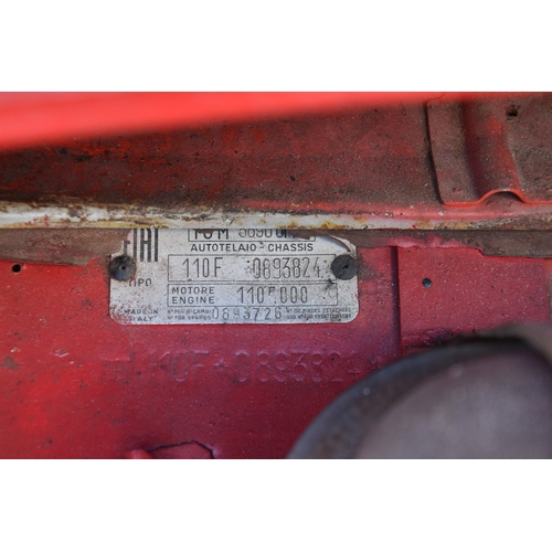 1771 - A 1965 Fiat 500F, LHD, Italian import, first registered on 5th June 1965 in Milan - complete with th... 