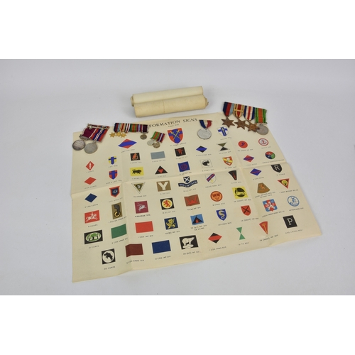 1795 - Collection of Medals belonging to Captain John Mark Noel Richardson & photographs and ephemera, Long... 