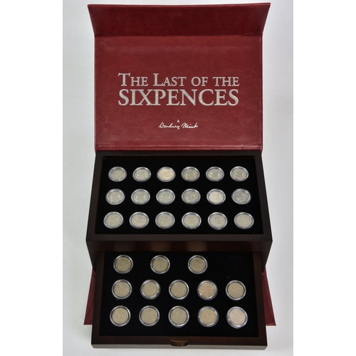 1916 - Danbury Mint 'The Last of the Sixpences' & 'The Last Four Decades of the Threepence' coin sets, Sixp... 