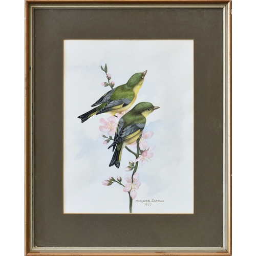 277 - Marjorie Zaman (late 20th century), Six framed watercolour and gouache paintings of British Garden B... 