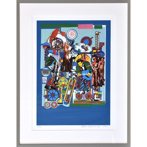 339 - Sir Edouardo Paolozzi CBE RA (Scottish, 1924-2005), "Jazz", screen-print, signed and dated... 