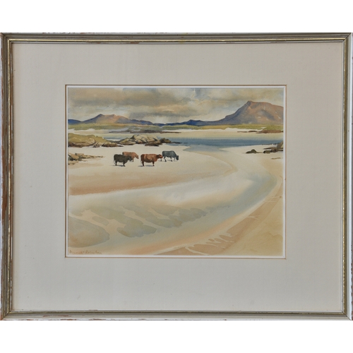 526 - Kenneth Robertson (Scottish, late 20th century), "Loch Skiport, South Uist, Scotland", wat... 