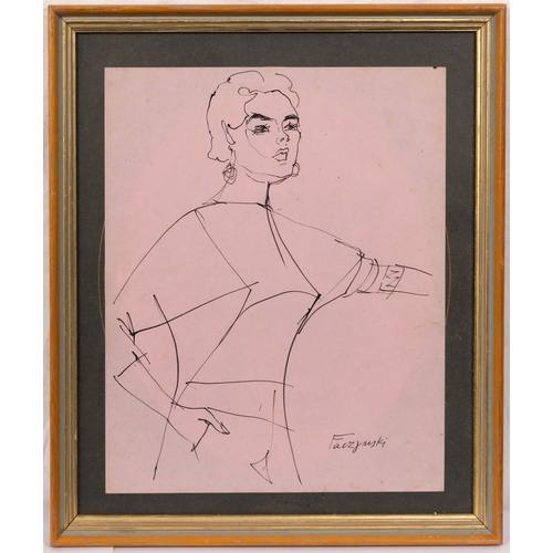 577 - Jerzy Faczynski (Polish, 1917-1995), A large collection of approximately ninety-two loose drawings a... 