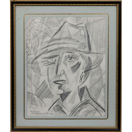 579 - Jerzy Faczynski, (Polish b. 1917), A group of ten drawings and sketches on paper, including portrait... 