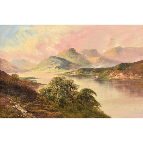 647 - Francis E. Jamieson, pseudonym Montgomery Ansell (British, 1895-1950), Highland Loch Scene, oil on c... 