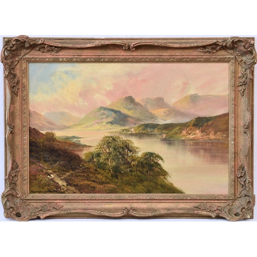 647 - Francis E. Jamieson, pseudonym Montgomery Ansell (British, 1895-1950), Highland Loch Scene, oil on c... 