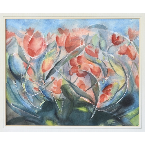 678 - Frank Bromley (late 20th century), Tulips, watercolour, signed lower left and indistinctly dated, fr... 