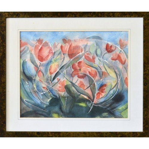 678 - Frank Bromley (late 20th century), Tulips, watercolour, signed lower left and indistinctly dated, fr... 