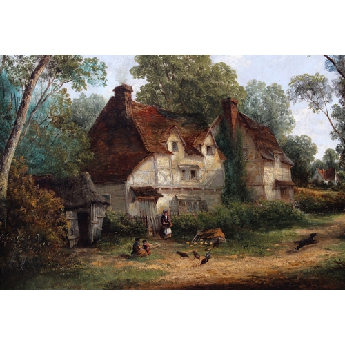 717 - Thomas J. Frowd (British, active 1847-1864), 'Near Streatley, Berkshire', oil on canvas, signed lowe... 