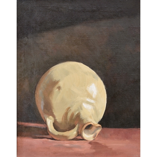 724 - Neale Worley (British, b.1962), "Upturned pitcher", oil on canvas, signed and dated (19)91... 