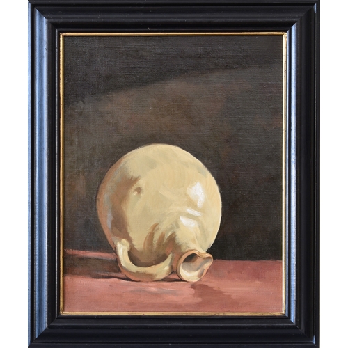 724 - Neale Worley (British, b.1962), "Upturned pitcher", oil on canvas, signed and dated (19)91... 