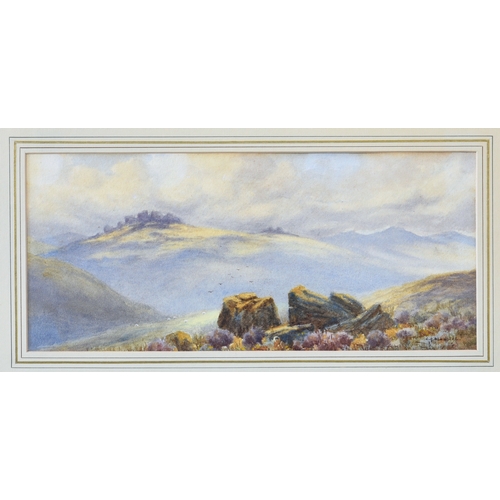 202 - Clifford George Blampied (Jersey, 1875-1962), Moorland landscape, watercolour, signed lower right, m... 