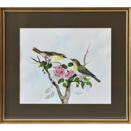 277 - Marjorie Zaman (late 20th century), Six framed watercolour and gouache paintings of British Garden B... 