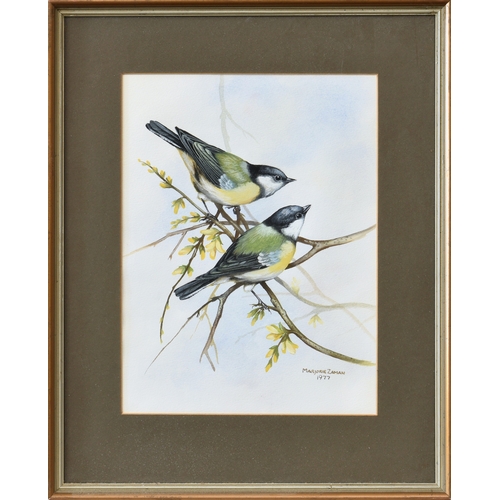 277 - Marjorie Zaman (late 20th century), Six framed watercolour and gouache paintings of British Garden B... 