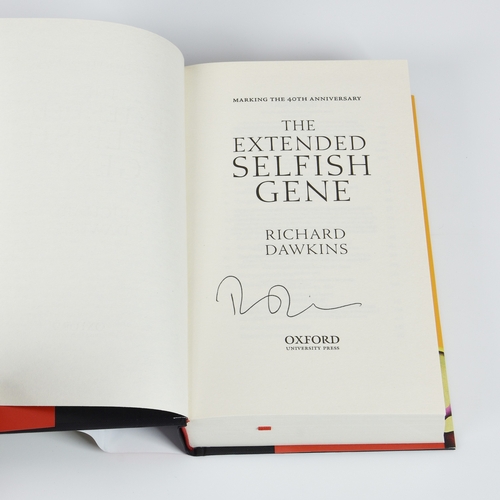 321 - Dawkins, Richard - two signed volumes, comprising The Extended Selfish Gene, 40th Anniversary Editio... 