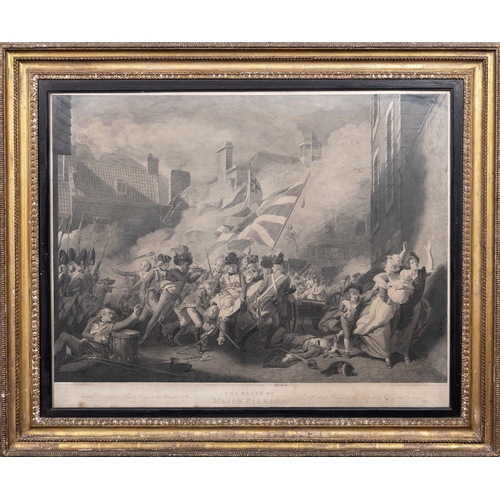 343 - After John Singelton Copley (American, 1738-1815), The Death of Major Pearson. Battle of Jersey, J... 