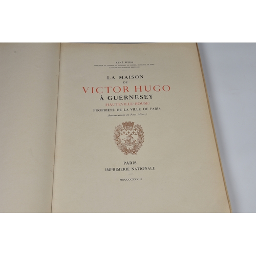 353 - Weiss (René); Méjat (Paul) illus., La Maison De Victor Hugo à Guernsey (Hauteville House) Propriété ... 