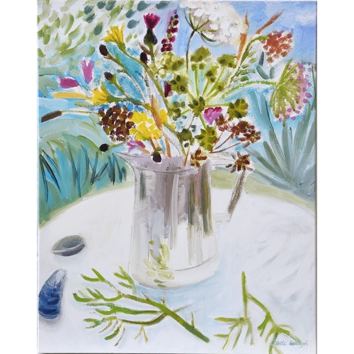 395 - Louise Waugh (British, contemporary), 'Jug of flowers', canvas giclee print, 28 x 22in. (71 x 56cm.)... 