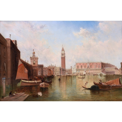 467 - Alfred Pollentine (British, 1836-1890), The Ducal Palace, Venice; The Grande Canal, Venice, a pair, ... 