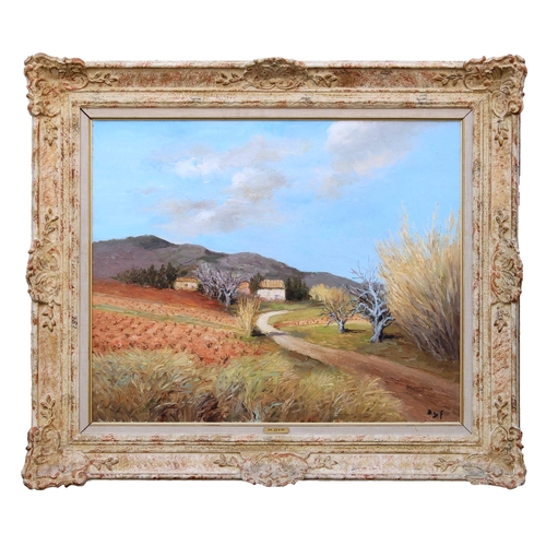 622 - Marcel Dyf (French, 1899-1985), French Landscape with Cottages and Distant Hills, oil on canvas, sig... 