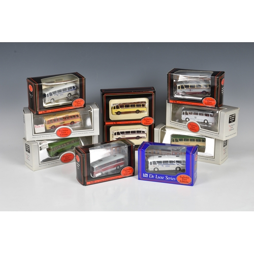 128 - A collection of boxed EFE Exclusive First Editions diecast model buses to include gift sets. (20)