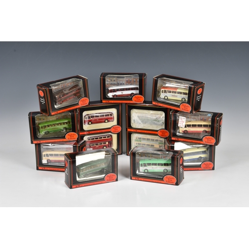 128 - A collection of boxed EFE Exclusive First Editions diecast model buses to include gift sets. (20)