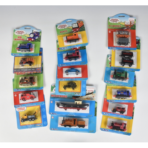 96 - Thirty-nine ERTL mint and boxed Thomas the Tank Engine & Friends diecast toys on blister cards, all ... 