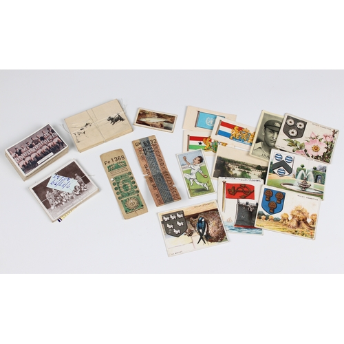 1208 - A collection of pre- and post-war cigarette cards, some Channel Islands issues approx. 30 part and c... 