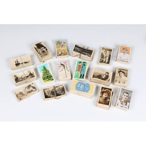 1208 - A collection of pre- and post-war cigarette cards, some Channel Islands issues approx. 30 part and c... 