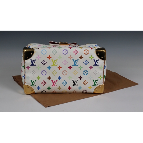 649 - Louis Vuitton monogram multicoloured Speedy 30 handbag white and multicolour monogram canvas, with b... 