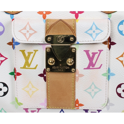 649 - Louis Vuitton monogram multicoloured Speedy 30 handbag white and multicolour monogram canvas, with b... 