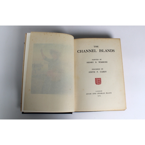 619 - Wimbush, H. B. & Edith F. Carey The Channel Islands, 1st edition, folding map, pub. Adam and Charles... 