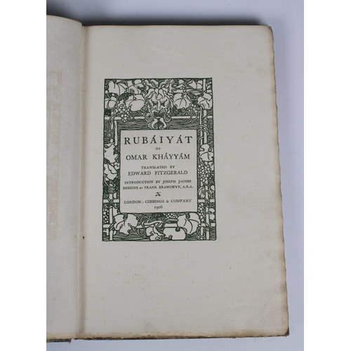 627 - The Rubaiyat of Omar Khayyam by E. Fitzgerald - English version pub. London, Gibbings & Company, 190... 