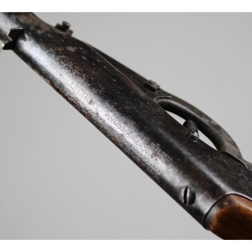 238 - A Diana model 1 .177 air rifle wooden stock, 30¼in. (76.8cm.) overall length, together with a Markha... 