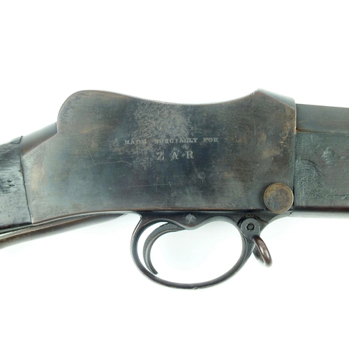 294 - Boar War interest - A .577 obsolete calibre Martini Henry rifle by Westley Richards 32.5inch sighted... 