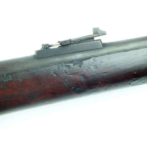 294 - Boar War interest - A .577 obsolete calibre Martini Henry rifle by Westley Richards 32.5inch sighted... 