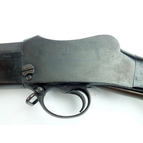 294 - Boar War interest - A .577 obsolete calibre Martini Henry rifle by Westley Richards 32.5inch sighted... 