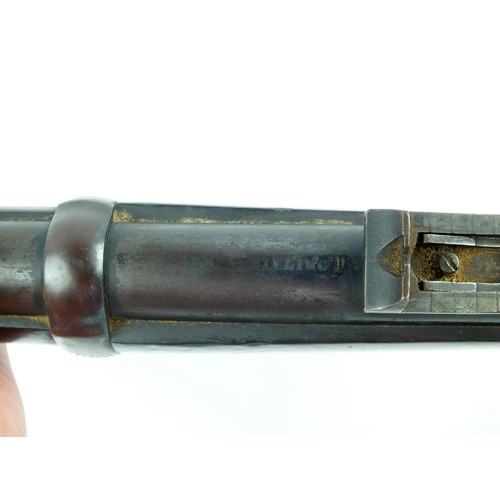 294 - Boar War interest - A .577 obsolete calibre Martini Henry rifle by Westley Richards 32.5inch sighted... 